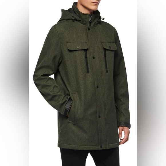 Marc New York Doyle Soft Shell Men's Jacket In Olive (Size M) - Picture 16 of 16